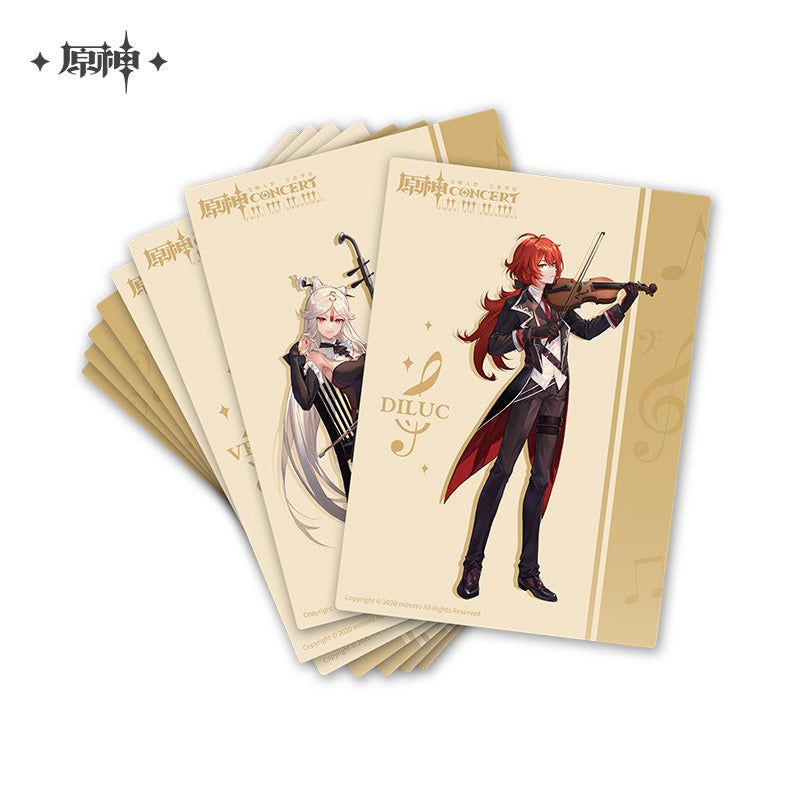 Genshin Impact Concert 2021 Postcard
