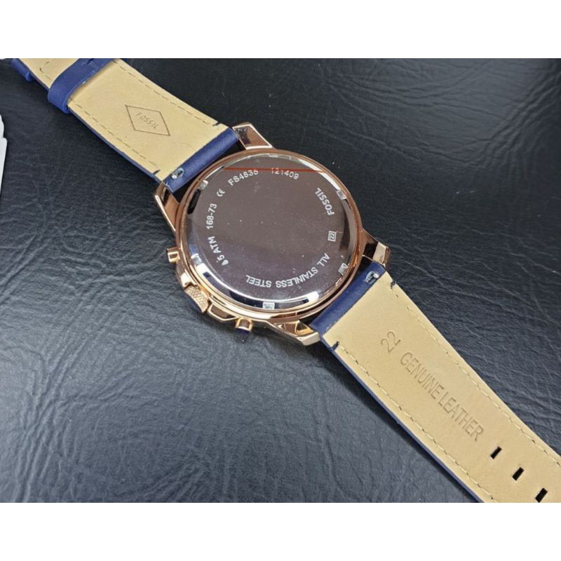 Jam Tangan Pria Fossil Blue Strap