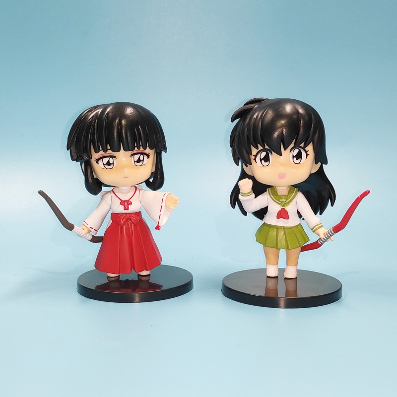 6pcs / Set Mainan Action Figure Model Anime Inuyasha Sesshomaru Sango 10cm Untuk Koleksi / Hadiah