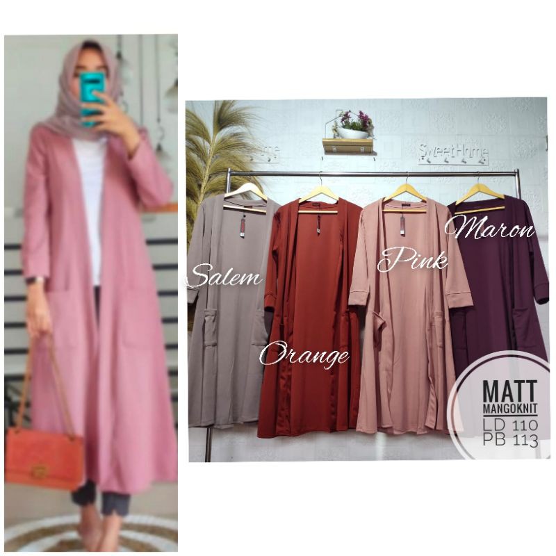 TERBARUU!!longcardi mangoknit