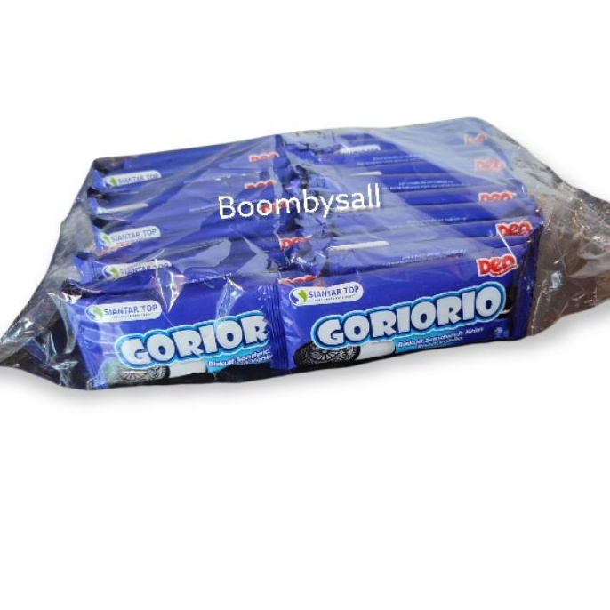 

goriorio biscuit sandwich krim vanila renteng isi 10pc x 14gr