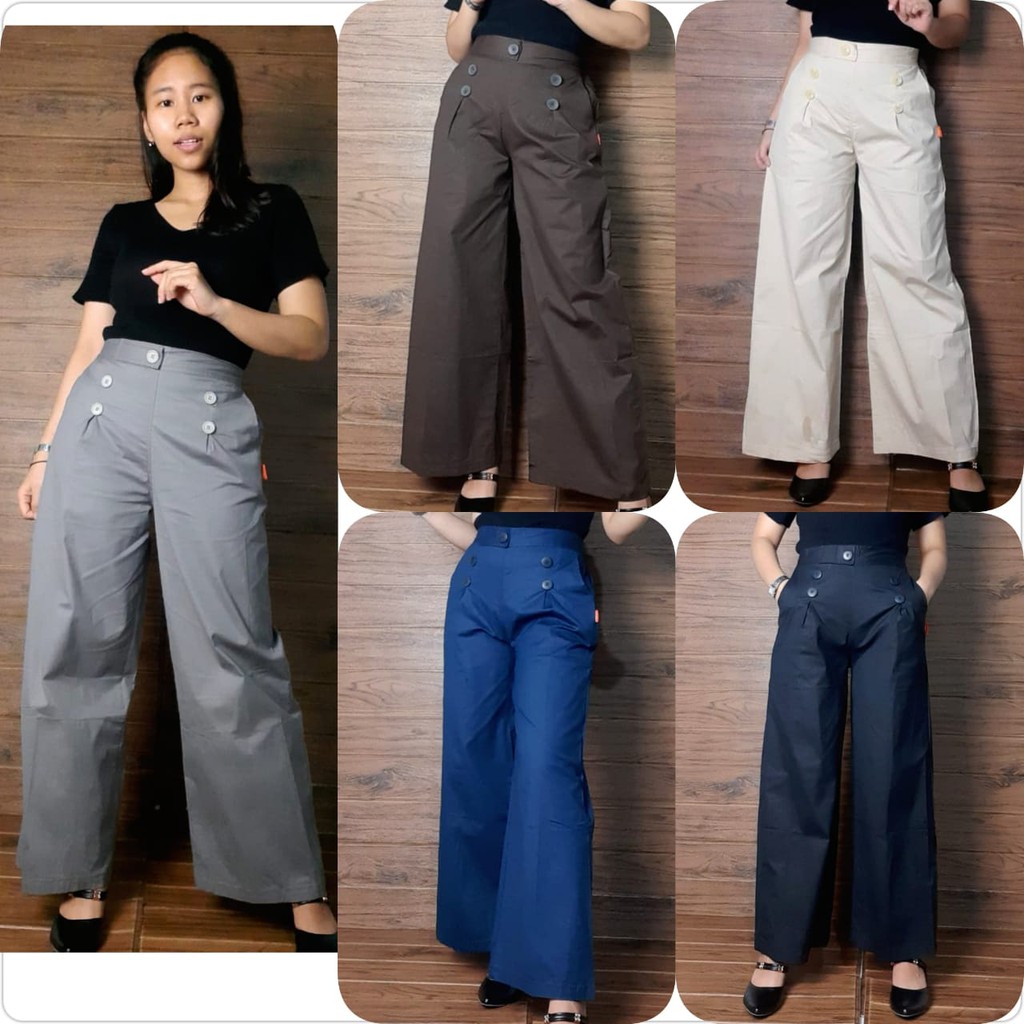 SB Collection Celana Panjang Dhika Longpants Kulot Casual Wanita