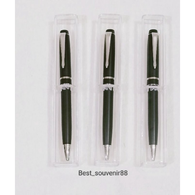 

Bp 018/Pen Exclusif/Pulpen Metal/Pen+Box Bening/Ballpoint/Pulpen stainless model putar/Pen Besi/Pen putar
