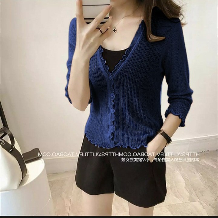 baju rajut wanita blouse JULI   baju rajut wanita pendek  baju rajut wanita murah