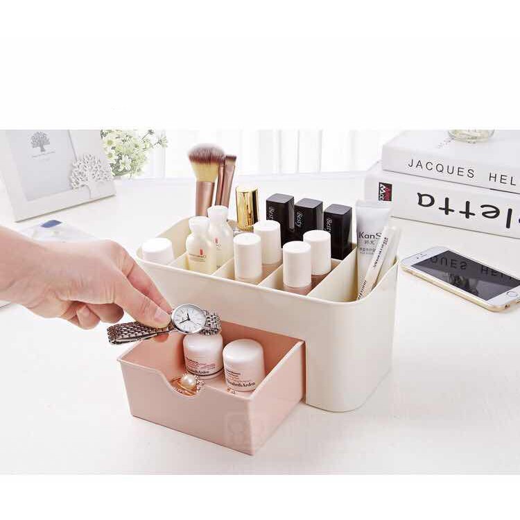 NEEDED.ID JKT | Desktop Storage Rak Meja Kosmetik Kotak Serbaguna Keranjang Multifungsi Box Organize