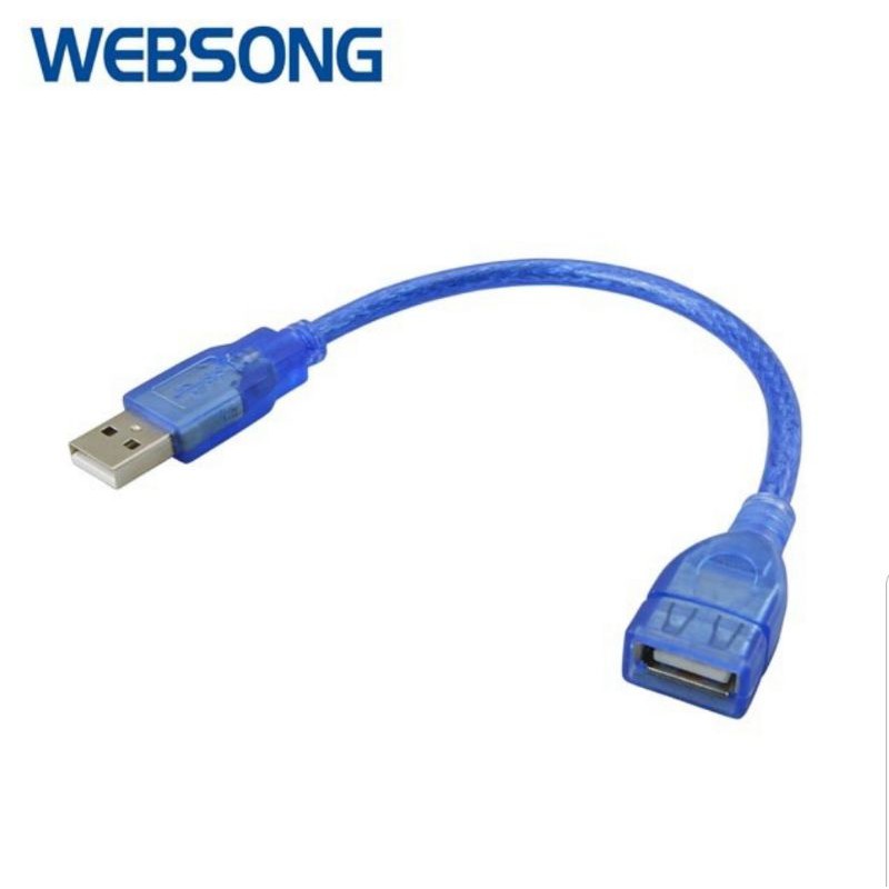 Kabel USB 2.0 Male to Female Extension 20CM High Quality WEBSONG