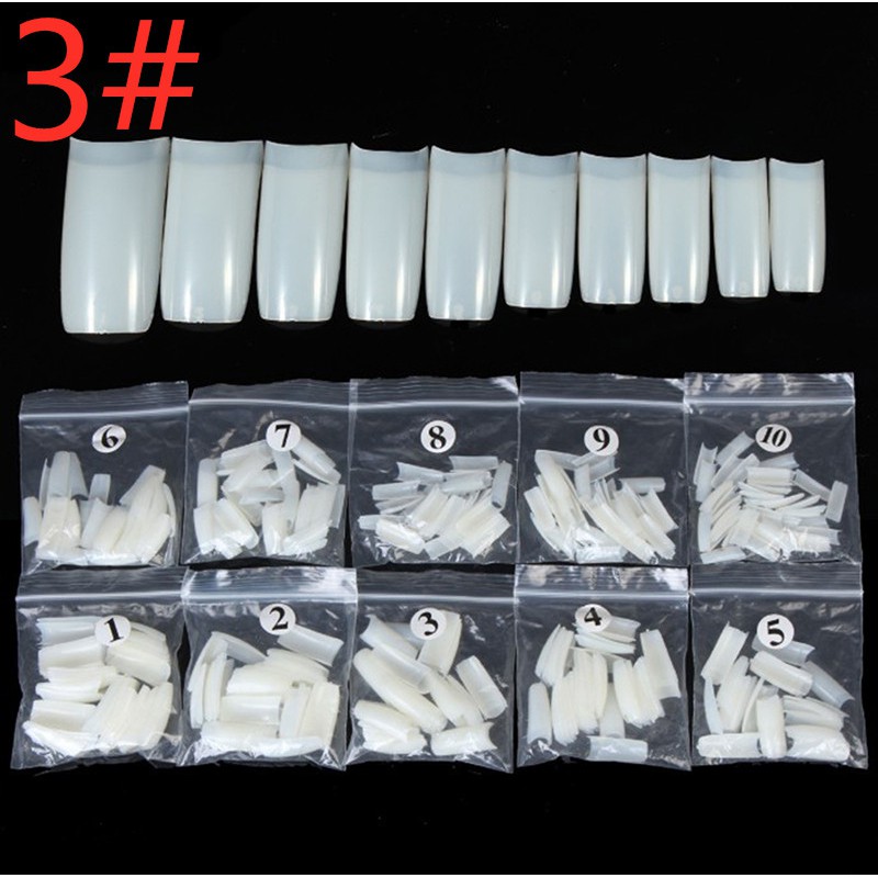 【 COD 】 500Pcs Kuku Palsu Pendek Bahan Akrilik untuk Manicure [IFASHION]