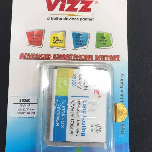 Baterai vizz Samsung S5360