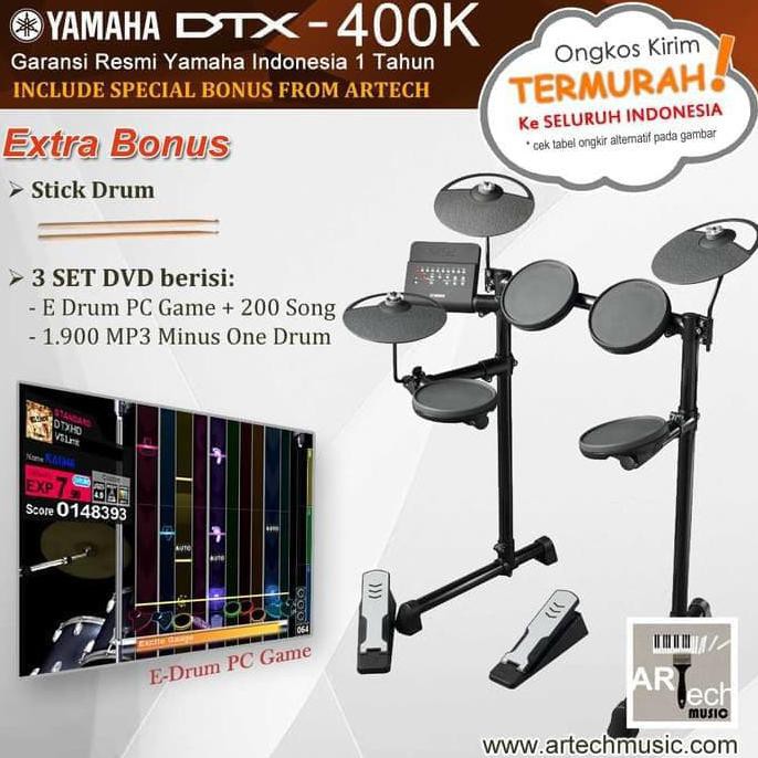 Best Product Drum Elektrik Yamaha Dtx400 / Dtx400K / Dtx 400 / Dtx