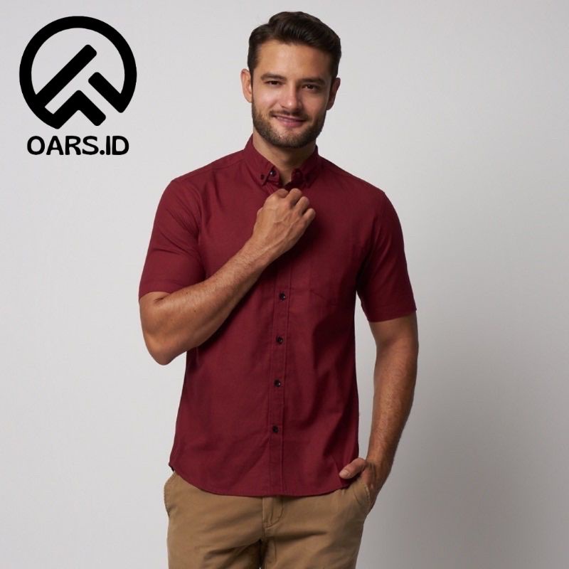 kemeja polos pria lengan pendek kemeja pendek pria polos pakaian pria polos lengan pendek kemeja kantor kasual casual formal kerja slim fit hem pria polos kemeja murah kemeja polos hitam merah maroon hijau army putih navy dongker coksu tosca