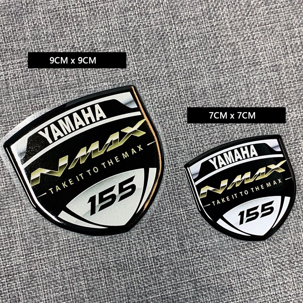 Stiker Pelindung Kaca Depan Motor 3d Bahan Resin Gel Untuk Yamaha Nmax