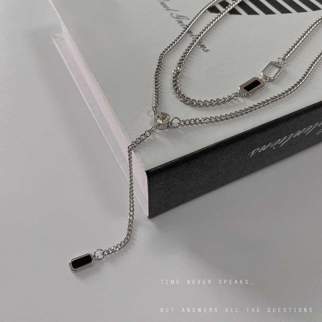 Fashion merek baja titanium kalung untuk wanita In special interest desain kelas tinggi minimalis hi