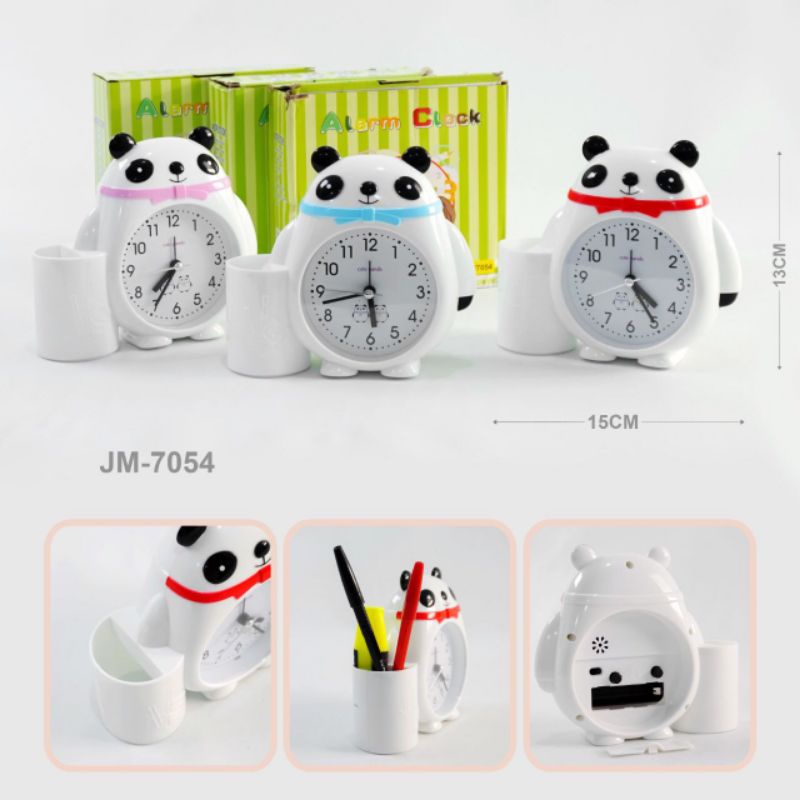 Jam Meja Weker Alarm Clock Karakter Panda