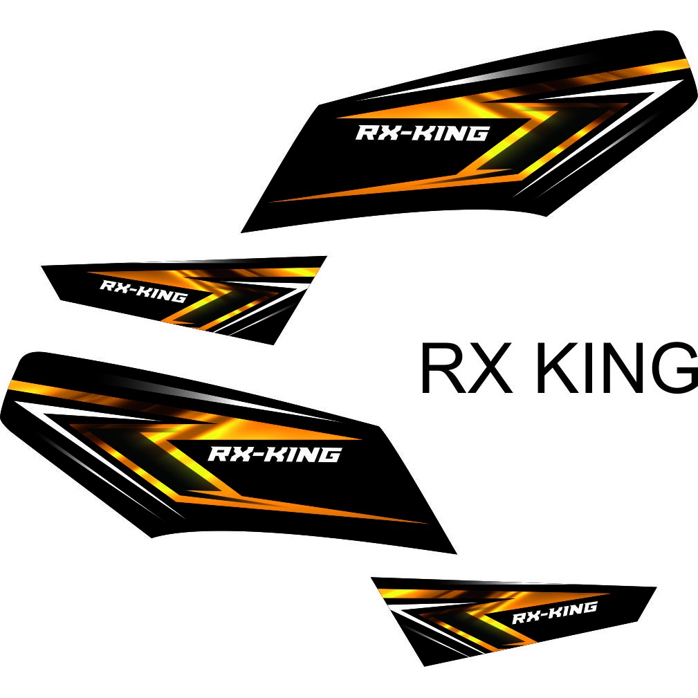 (COD) STIKER MOTOR RX KING - STICKER STRIPING VARIASI LIST MOTOR YAMAHA RX KING GOLD LIST SIMPLE VARIASI