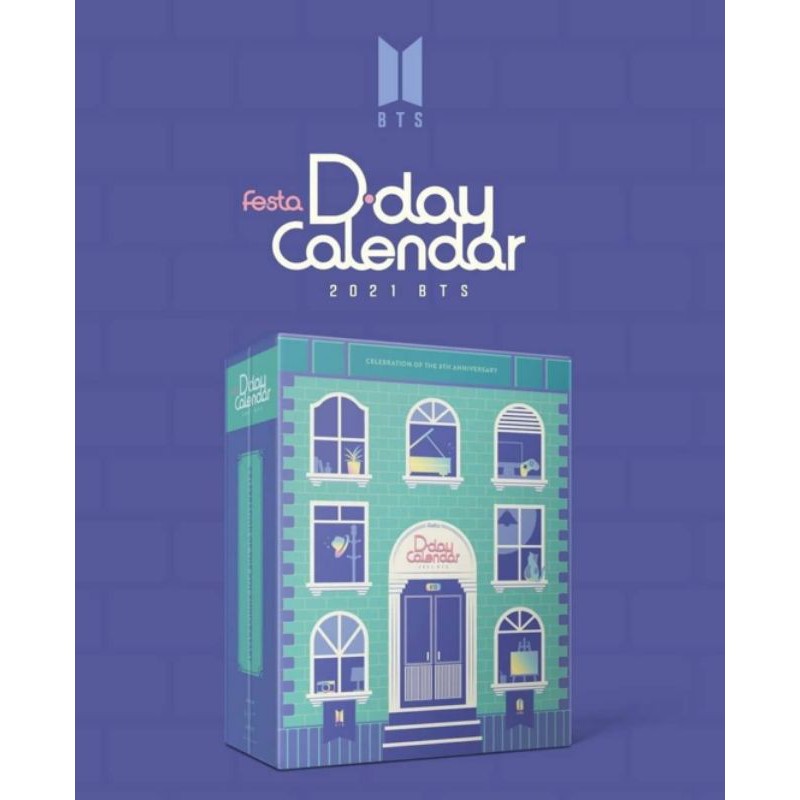 BTS - FESTA D-DAY CALENDAR : Celebration of The 8th Anniversary
