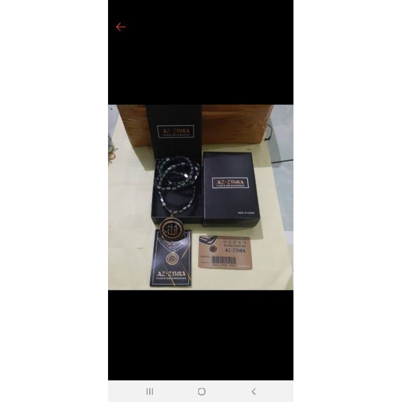 kalung kesehatan motif azzikra