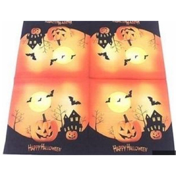 Decoupage Napkin - Tissue Decoupage 2Ply CA-Pumpkin Halloween