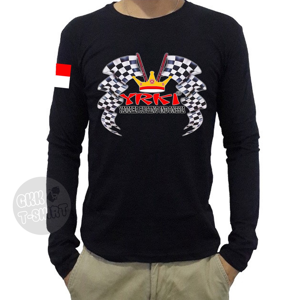 KAOS RX KING YRKI INDONESIA 2 STROKE TOURING KAOS BAJU LENGAN PANJANG