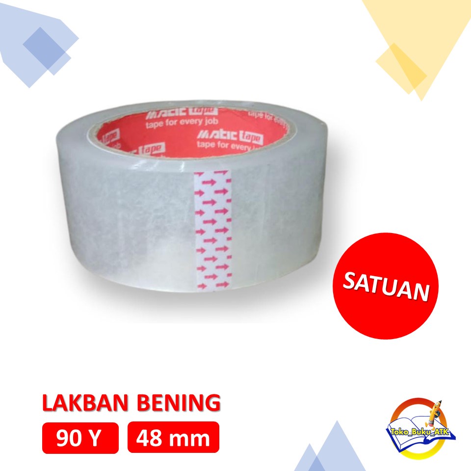 

Lakban 45mm x 90 Y OPP Tape Matic
