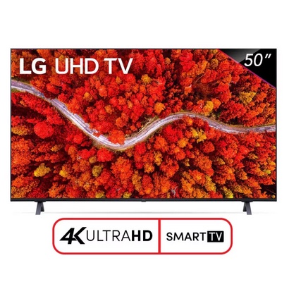 Smart UHD TV LG 50UP8000PTB 50 Inch 4K ThinQ AI Quad Core Processor