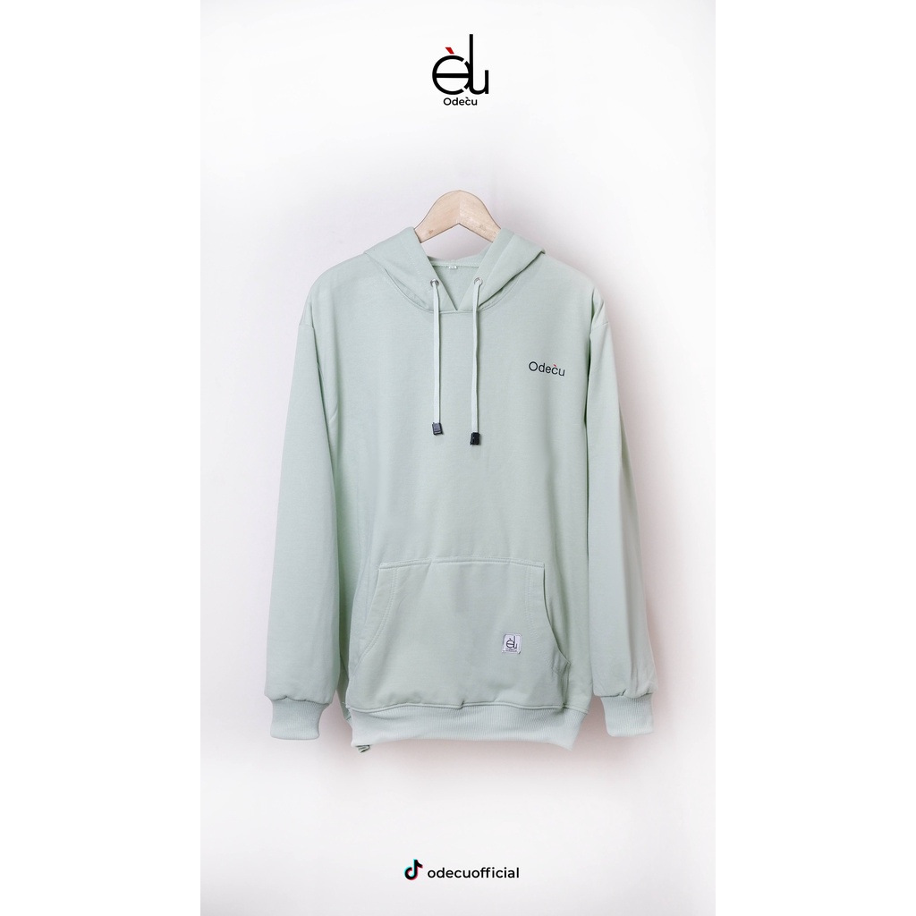 ODECU HOODIE MINT SWEATER OVERSIZE WANITA PRIA