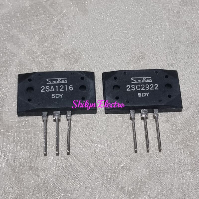 TRANSISTOR SANKEN 5DY 1216 2922 A1216 C2922 2SA1216 2SC2922 1 SET