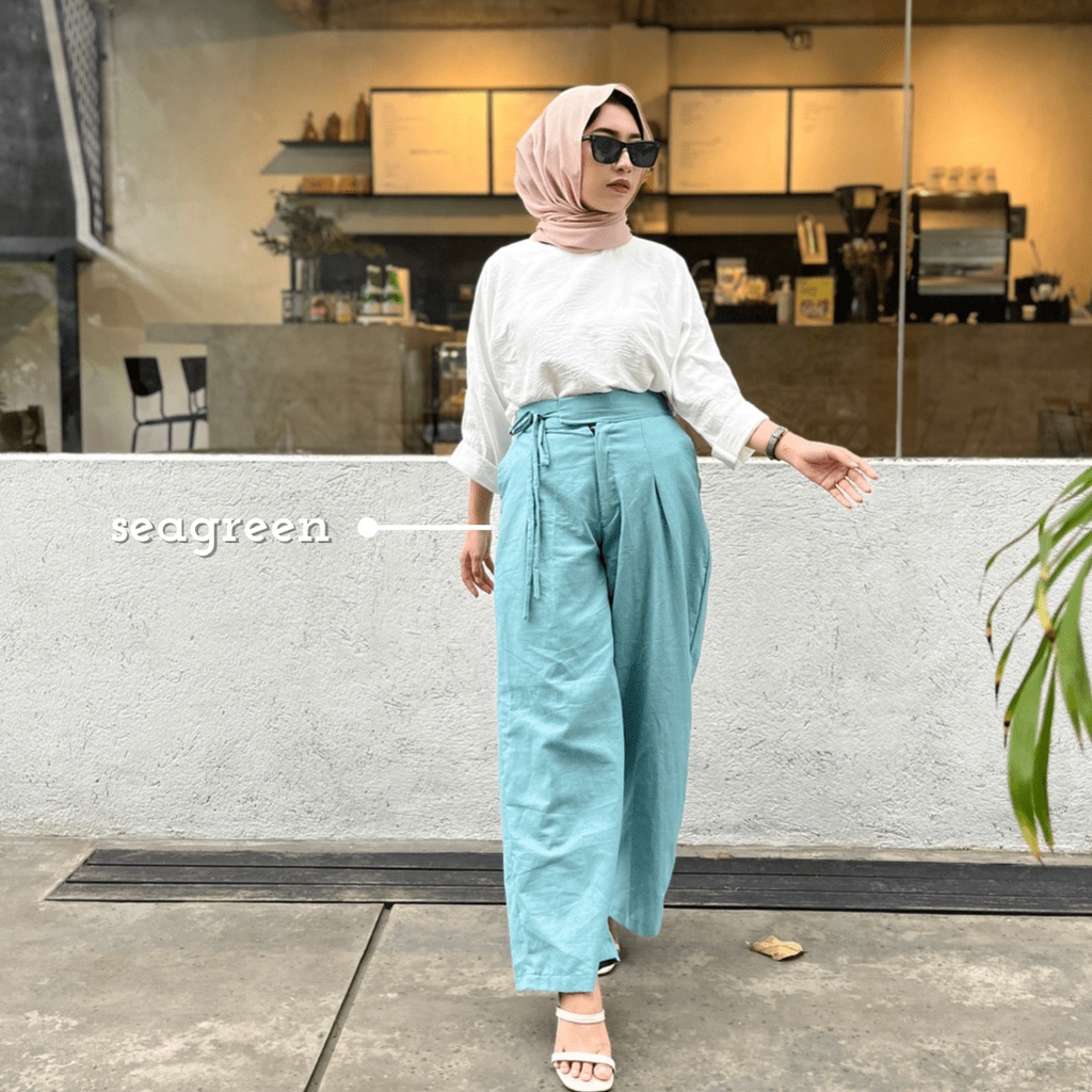 Kulot Linen Highwaist For Daily Hijabbyaida