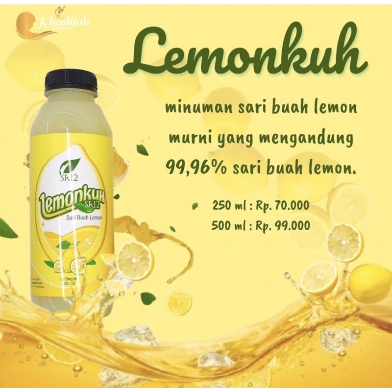 

KENKAF.ID - LEMONKUH SR12/SARI LEMON ASLI/SARI LEMON DALAM KEMASAN