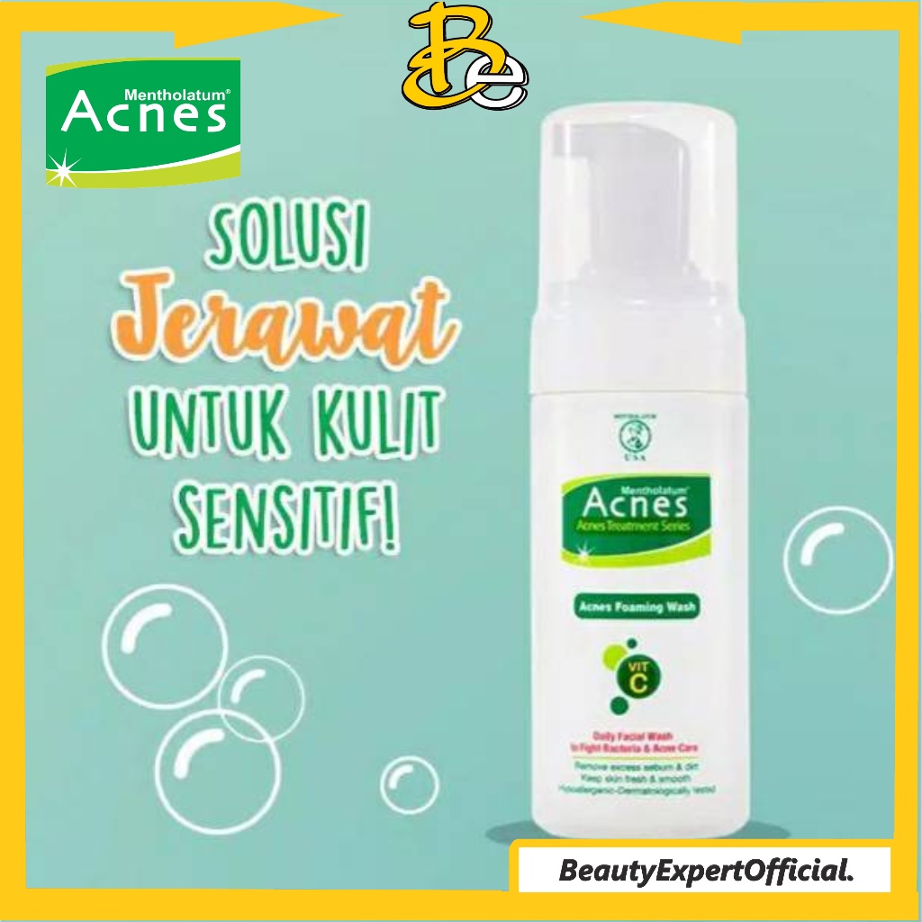 ⭐️ Beauty Expert ⭐️ ACNES ACNE FOAMING WASH 100mL | Sabun Cuci Muka Foaming