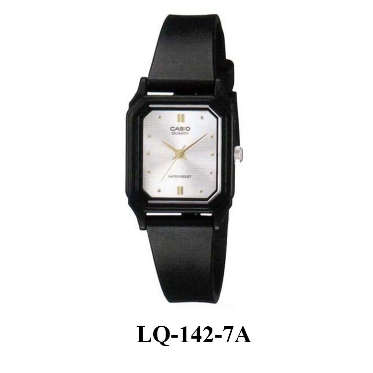 Casio Original LQ-142E Series (Jam tangan wanita - Analog - Karet) Tanpa Kotak Mika