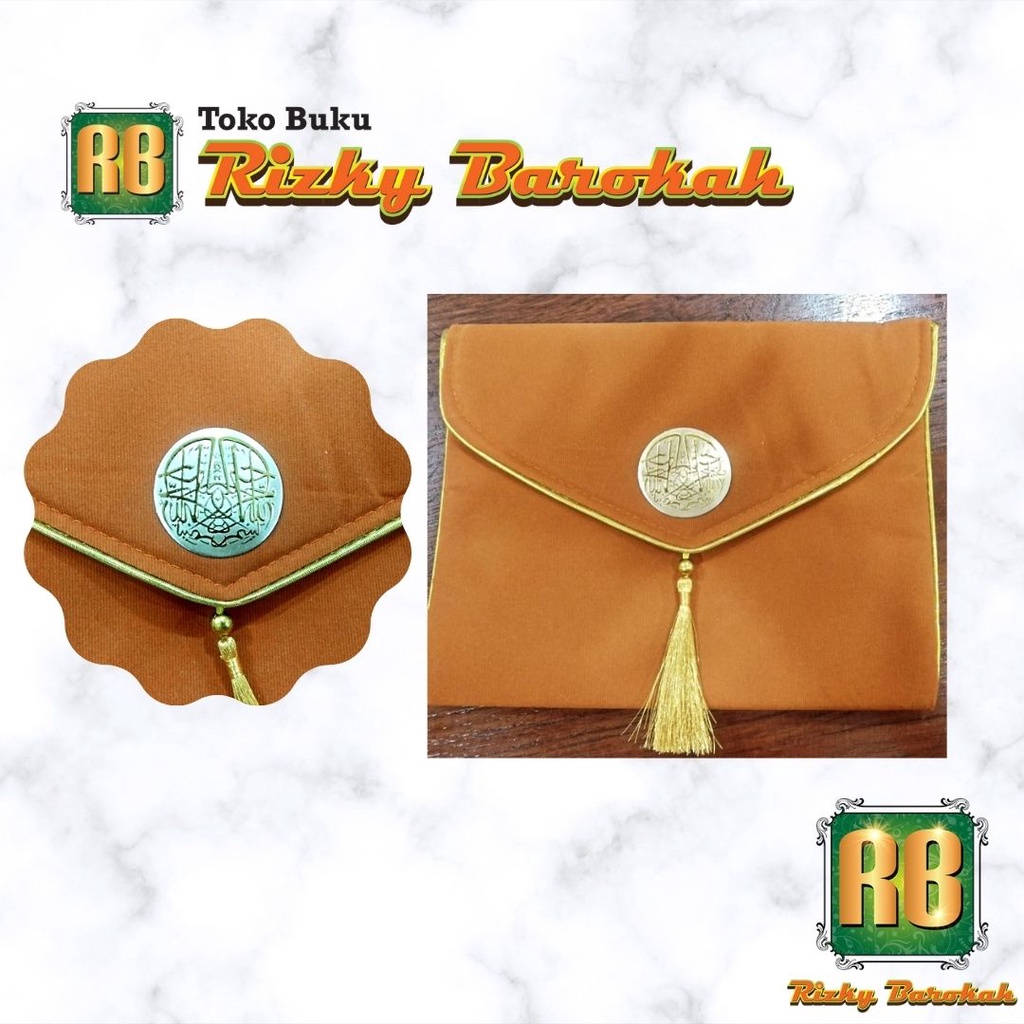 Dompet Yasin Bahan Bludru Premium - Kombinasi  Lafaz Allah - Ukuran Standar