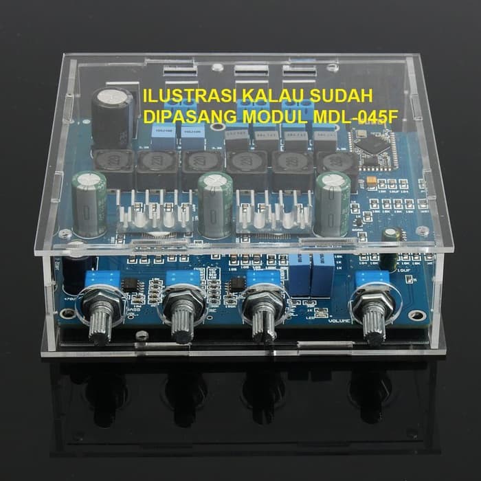 Box Casing Acrylic TPA3116 2.1 Bluetooth MDL-045F