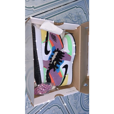 Nike Air Jordan 1 Low Multicolor Light Bulb