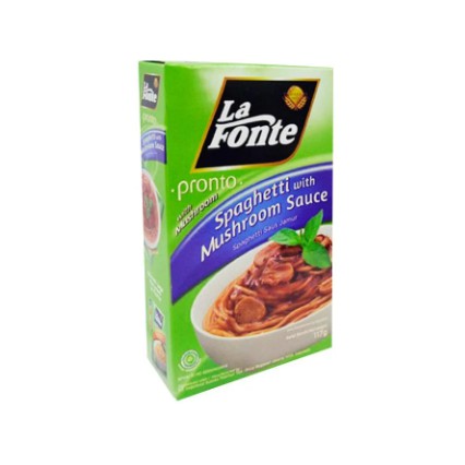 

La Fonte Spaghetti with Mushroom Sauce 117g