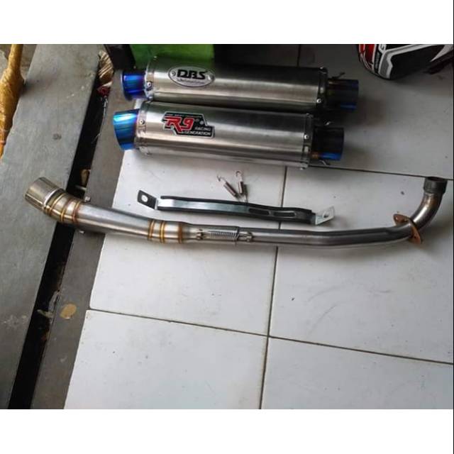 Knalpot R9 Jupiter z Vega Supra x Karisma Shogun