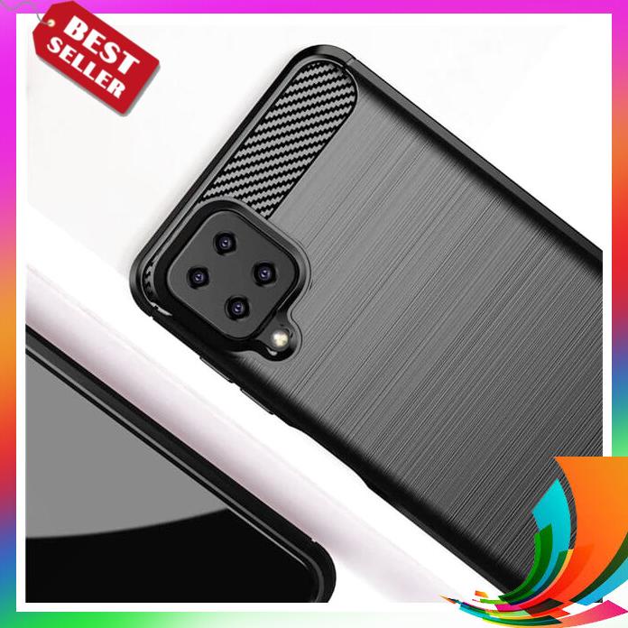 Acc Hp Samsung A12 Soft Case Brushed Carbon