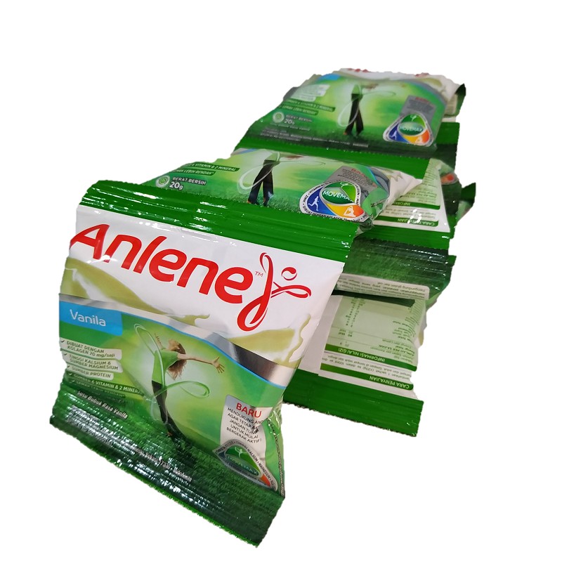 Anlene Renceng 20Gr isi 10/Vanila/Coklat/popokcibarusah