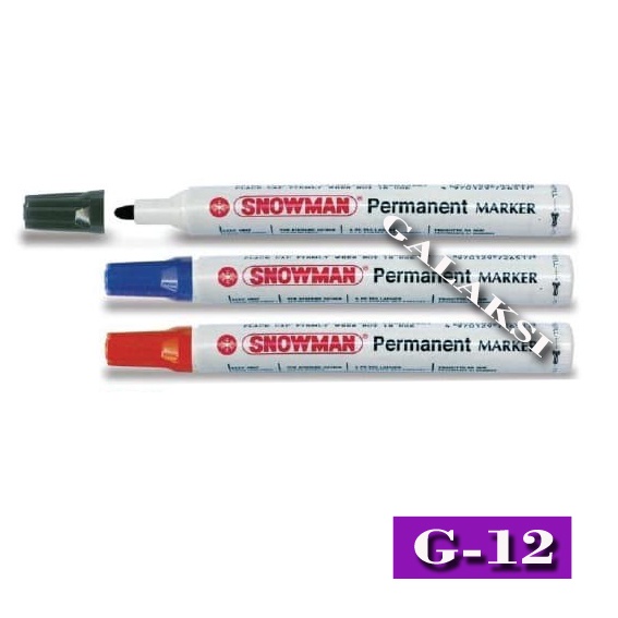 

SPIDOL SNOWMAN PERMANENT MARKER G-12