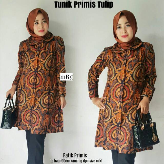 Model Tunik  Batik  Anak