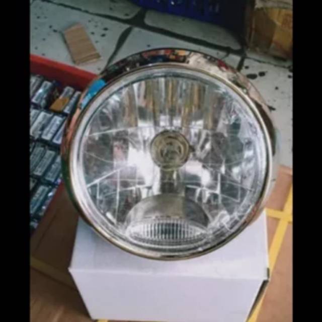 Reflektor Reflektor  Lampu Depan RX King New Bulat  RX King RX KModel Vixion Kw
