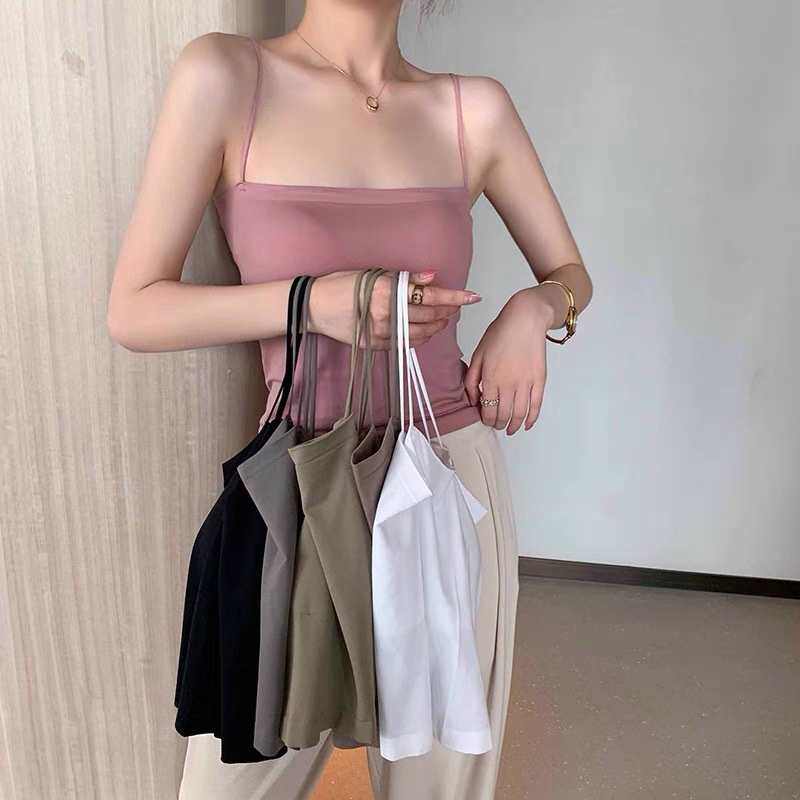 MyBra Tank Top Bra Wanita Panjang Square dengan Cup elastis BR-048