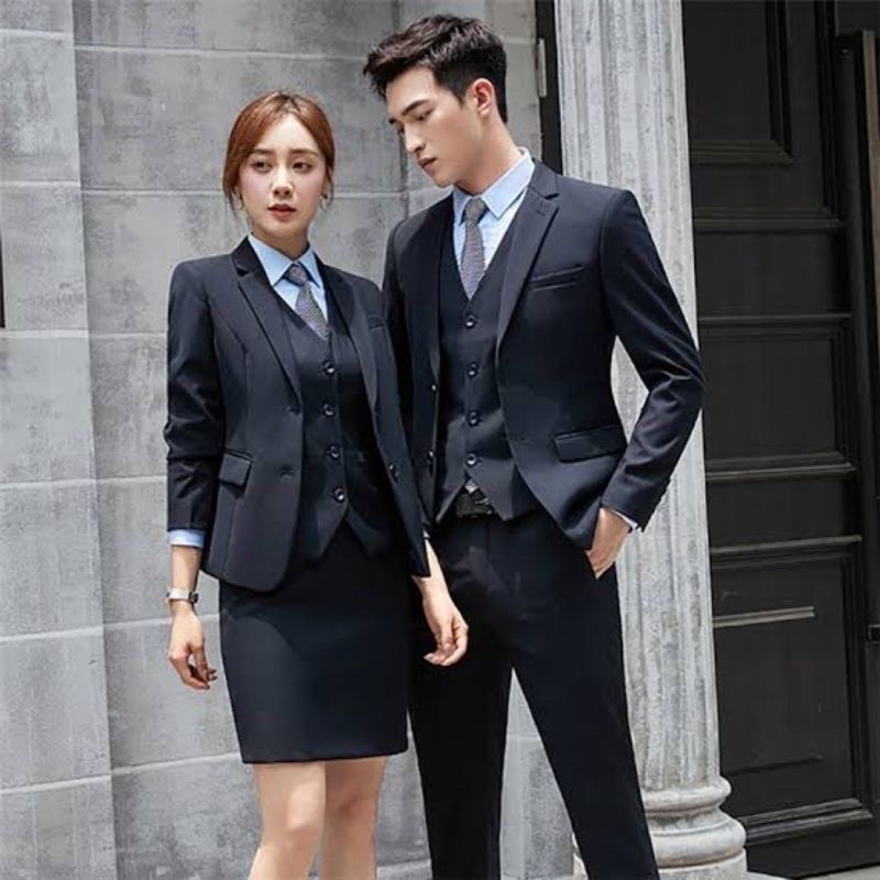 Dua Stel Jas Blazer Wanita&Pria/Jas Keren Wanita Pria/Jas Couple Wanita Pria