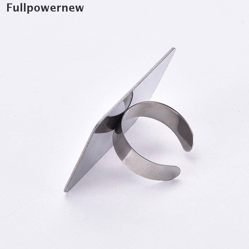 (FULL) Cincin Palet Adjustable Bahan Stainless Steel Untuk Mencampur Kutek / Foundation