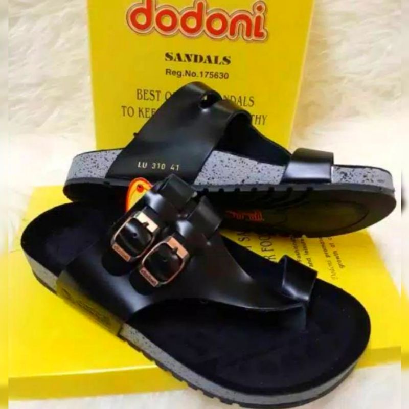 [LESTARIGalleryShop] Sandal Dodoni Kulit Asli Tali Jempol [COD MEDAN] STOK BARU