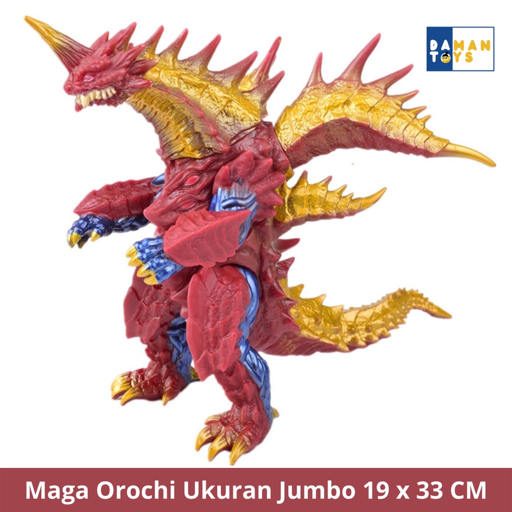 Maga Orochi Jumbo Action Figure Godzilla Monster Ultraman Kaiju, Mainan Anak Laki laki