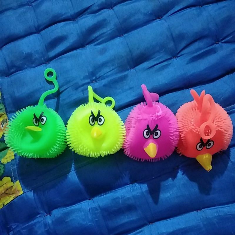ANGRY BIRD LIGHT - FERHAT BALL - ANGRY BIRD BALL - MAINAN ANAK - MAINAN MURAH