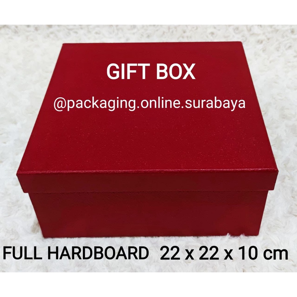 

BOX / HARDBOX 22 22 10 CM 26 26 8 CM PACKAGING KEMASAN KOTAK PUDING TART AYAM HANTARAN KUE KOKOH