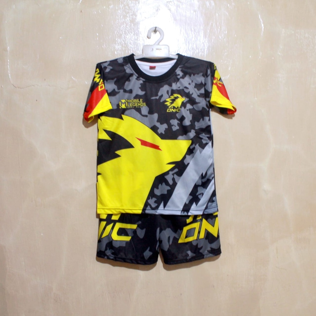 JERSEY EVOS SETELAN ANAK SIZE 2-12THN/SETELAM MOBILE LEGEND FULL PRINTING