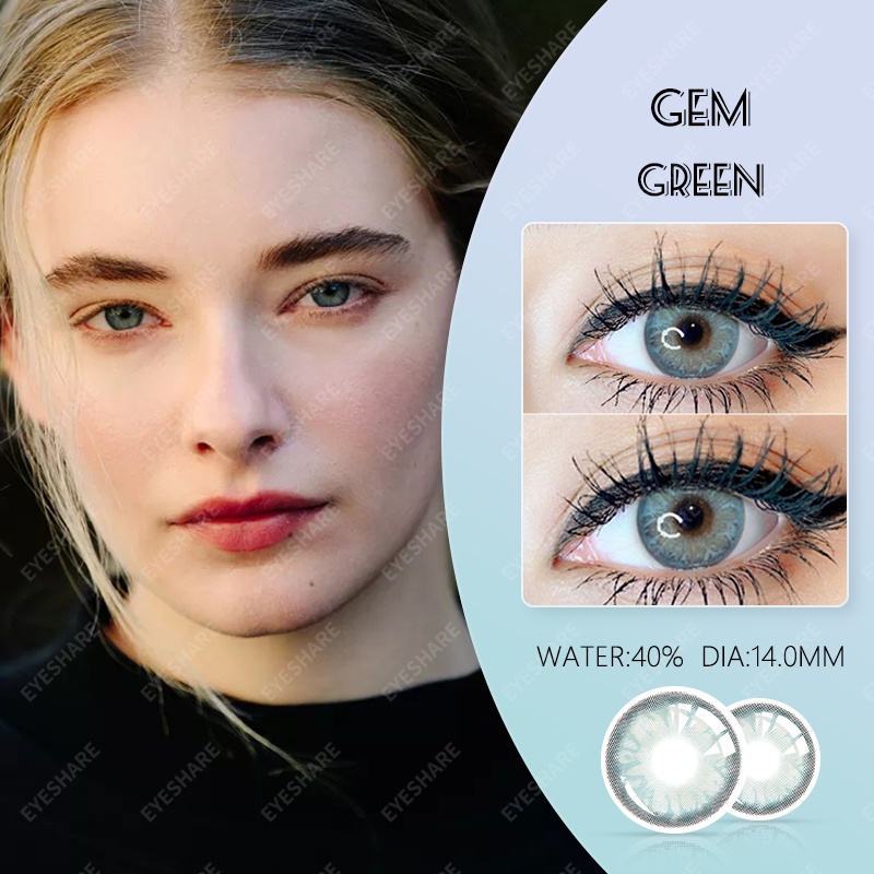 Menyinarimu【COD】Big Eye Pink Green Blue Mata Eropa dan Amerika Softlens Lensa Mata Penuh Gaya Dan Cantik Softlens Warna Sederhana Dan Canggih Lensa Kontak Soflen14.0 mm 2022 New Dubai Import Premium Seri Brown Warna Terang Kepopuleran Softlen