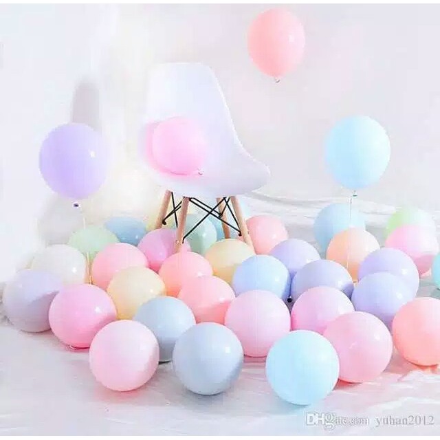 [READY 12 inch] Balon Warna Pastel / Macaron Balon Pesta Balon Ulangtahun Tebal ukuran 12 inch